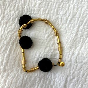 Madewell elastic PomPom bracelet